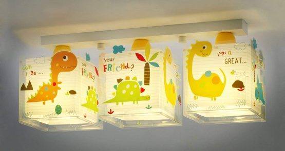 Dalber Dinos Strip with 3 Lights E27, Multi-Colour - Image 3
