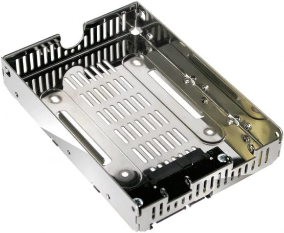 Icy Dock EZConvert Air Lite MB482SP-3B - 2.5 Inch (6.4cm) to 3.5 Inch (8.9cm) SATA SSD / HDD Converter