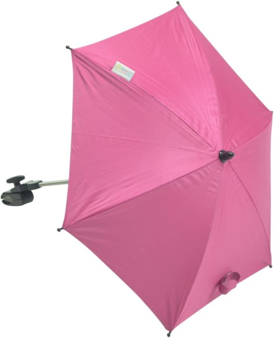 For-Your-little-One Parasol Suited with Hartan Zwillingswagen ZX II, Hot Pink