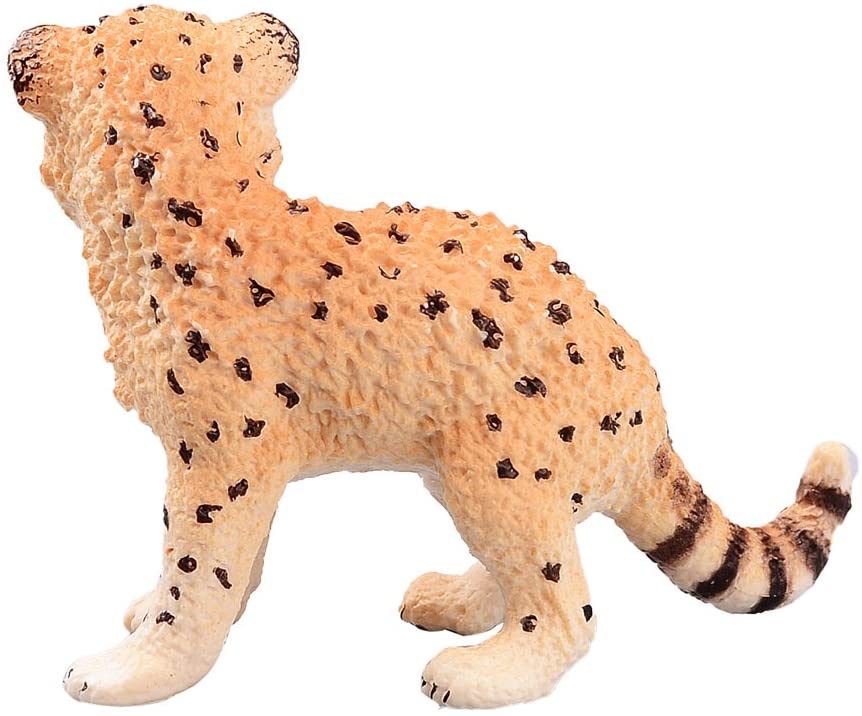SCHLEICH 14747 Cheetah cub, Light Brown Or Grey, 1.4 inch - Image 4