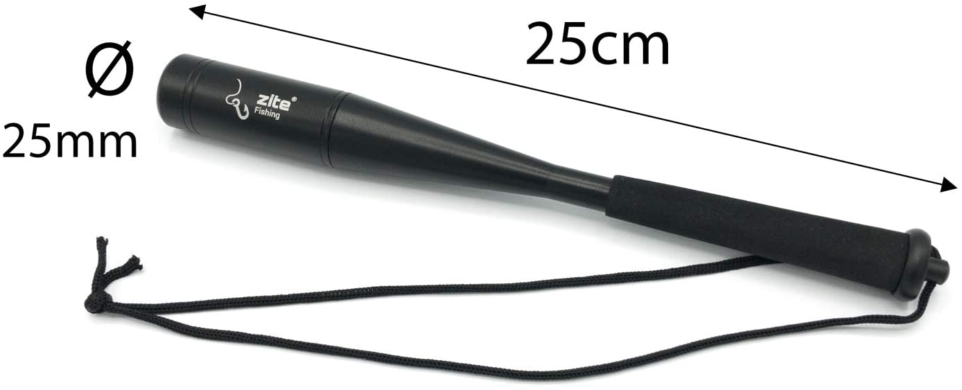 Zite Fishing Fish Killer Aluminium 25cm - Fish Stunner with Non-Slip Handle - Magnetic Carabiner for Trouser Waistband - Image 4