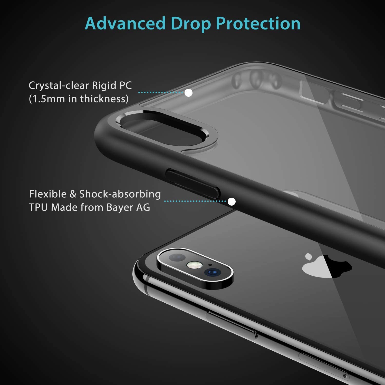 Syncwire UltraRock iPhone XS Max Case, iPhone XS Max Protective Cover ...