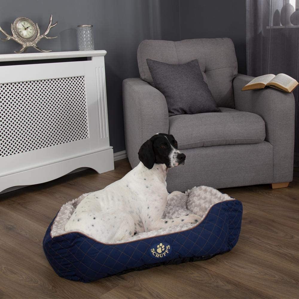 Scruffs Wilton Dog Bed, Small, 50 x 40 cm, Blue - Image 2