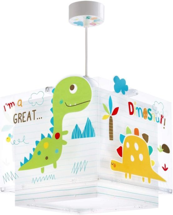 Dalber Dinos Hanging Lampshade E27, Multi-Colour - Image 2