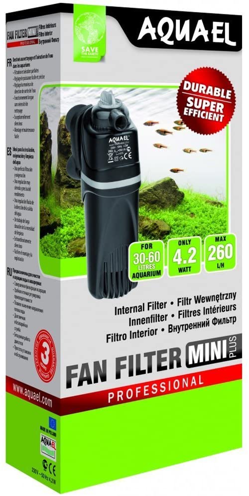 AQUAEL Internal Fan Filter Mini, Black, Fan Mini