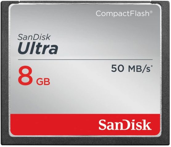 Sandisk Ultra Compact Flash Memory Card - 8 GB 50 MB/s (SDCFHS-008G-J35)