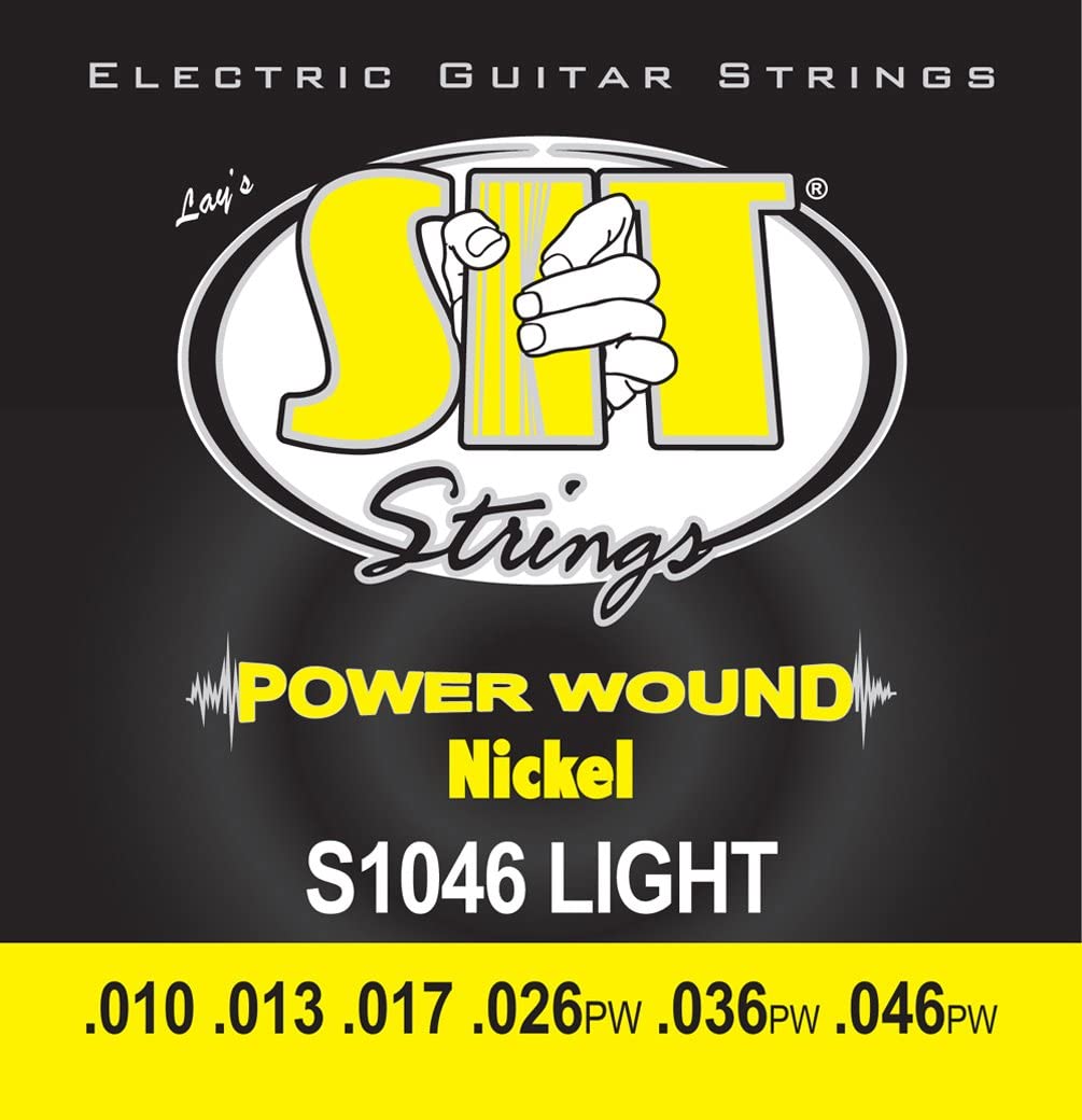 SIT 10-46 Powerwound Nickel Electric Light Guitar Strings, Light 10-46 - Image 3