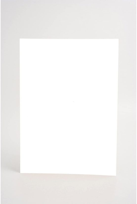 Clairefontaine Europa Coloured Card, 265 gsm, A4 - White, 50 Sheets - Image 2