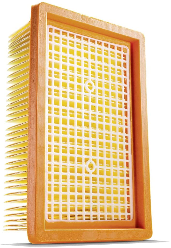Karcher Cartridge Filter for WD 4 P, 5 and 6 Vacuum Cleaners Pack of 1, Black / Yellow - Image 2