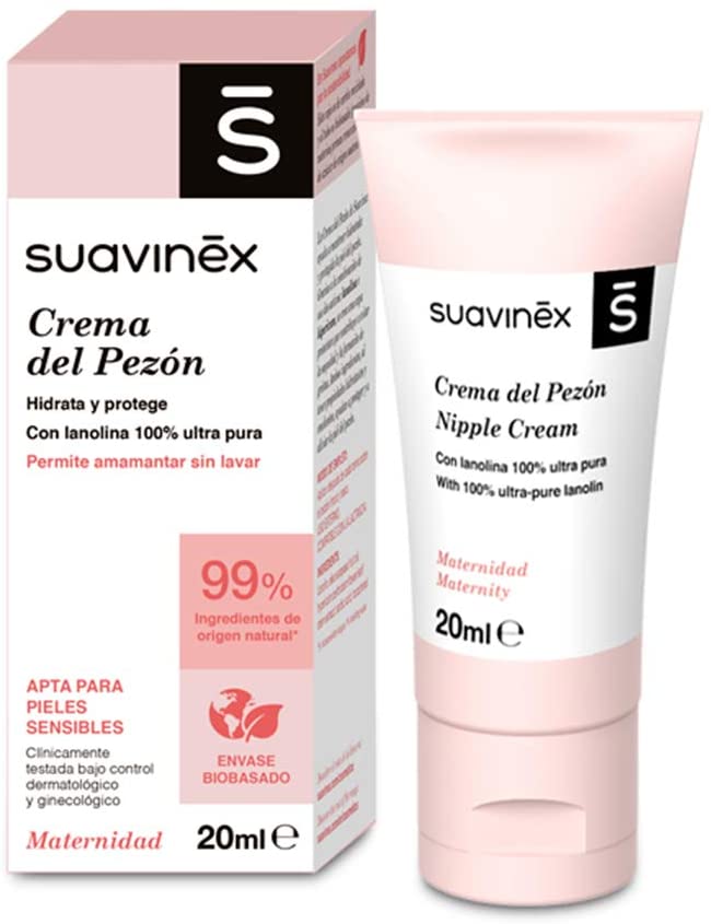 Suavinex 3311146 Nipple Cream 20 ml, Ivory-coloured, 20 ml (1er Pack)