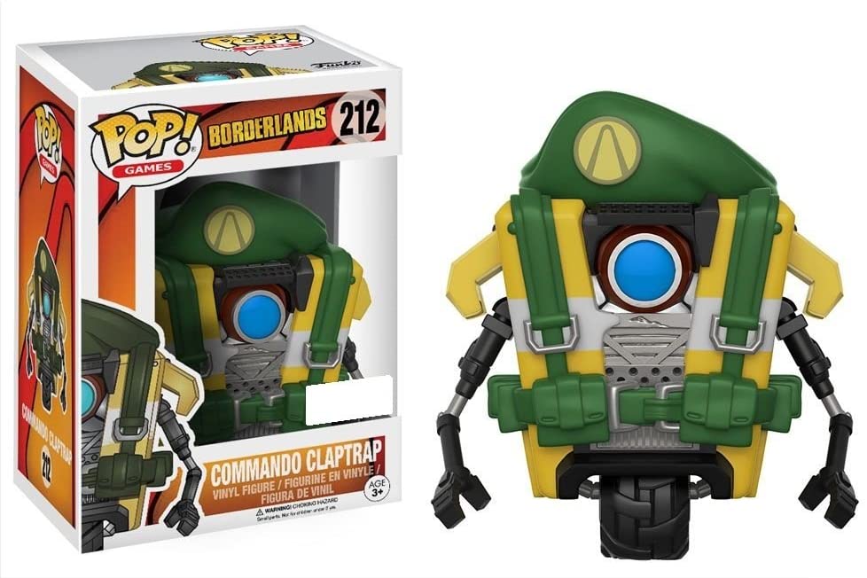 Funko - Figurine Borderlands - Clap Trap Black Commando Exclu Pop 10cm - 0889698143578 - Image 2
