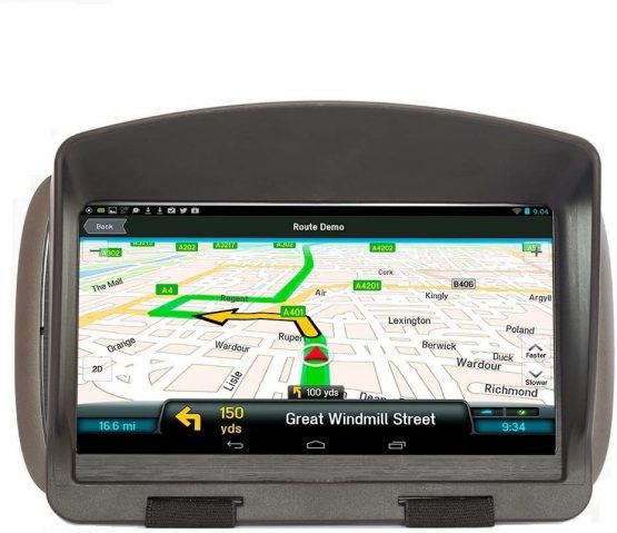 SunShade Anti Reflection Visor For TomTom Go Classic 6'' Go Discover 6'' Premium 6" Basic 6 Inch Essential 6” 6200 620 Start Via 62 Trucker 6000 6250 CAMPER Garmin DriveSmart 66 Zumo XT Tread Sat Nav - Image 2