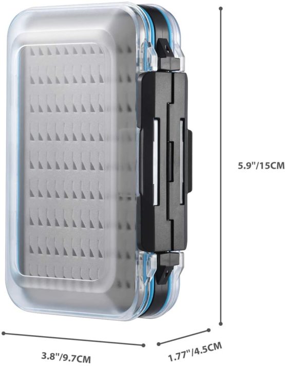 Magreel Fly Fishing Box Two-sided Waterproof Lightweight Fly Box Easy Grip Transparent Lid Fly Fishing Lures Box Multiple Sizes - Image 2
