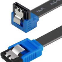 SATA Cable III, Benfei 3 Pack SATA Cable III 6Gbps 90 Degree Right Angle with Locking Latch 18 Inch for SATA HDD, SSD, CD Driver, CD Writer