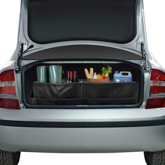 iGadgitz U6866 Car Boot Organiser Polyester Boot Tidy Organiser (52 x 37 x 25.5cm) for Car, MPV, Mini Van, Vans and SUVs - Store Car, Home, Personal and Travel Accessories - Black - Image 2