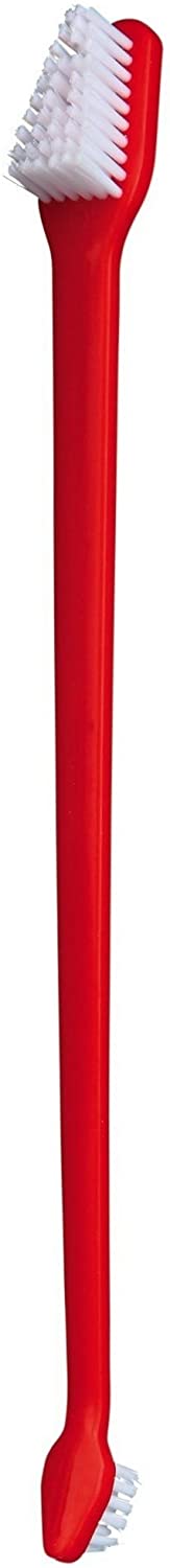 TRIXIE toothbrush set for dogs and cats - 4 pieces - 23 cm - red and blue - targeted cleaning of all teeth - 2558 - Image 3