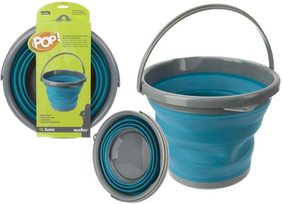 Summit Collapsible FOLD-FLAT BUCKET - 10L