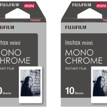 Fuji Instax Mini Monochrome BLACK AND WHITE Instant Film - 20 Shot Pack