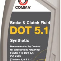 Comma BF51L 1L Dot 5.1 Synthetic Brake Fluid
