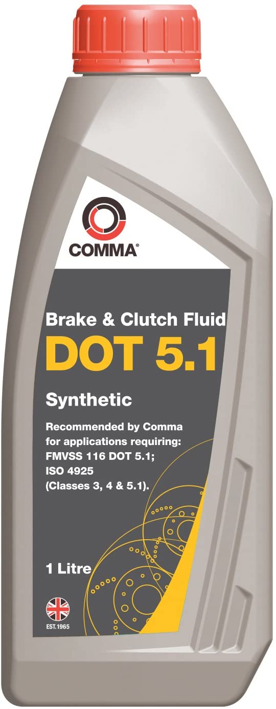 Comma BF51L 1L Dot 5.1 Synthetic Brake Fluid