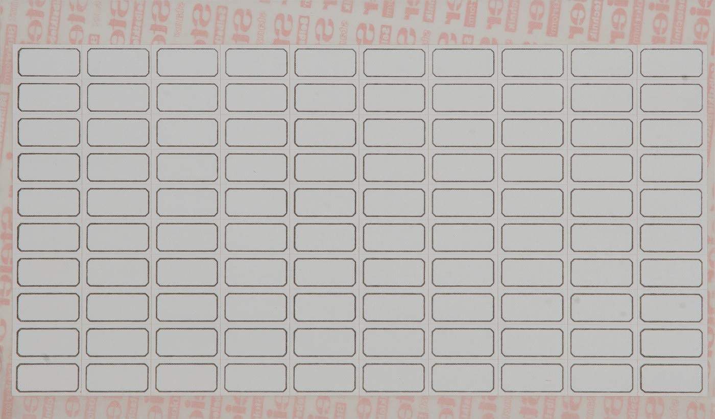 STEIER 5902500 Large Adhesive Labels Device License Labels (Can be