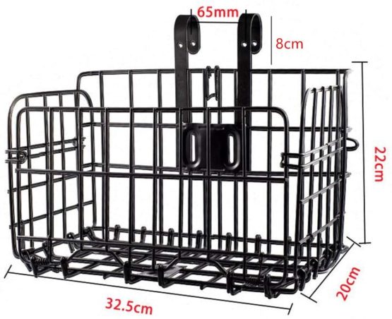 ETOPARS Front Rear Hanging Bike Basket Detachable Folding For Mountain Bicycle Cycling - Image 2