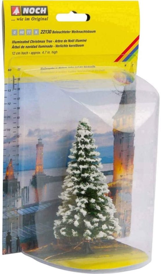 Noch 22130 Iluminated Christmas Tree snowy, with 30 LEDs, 12 cm high, Coloured - Image 2