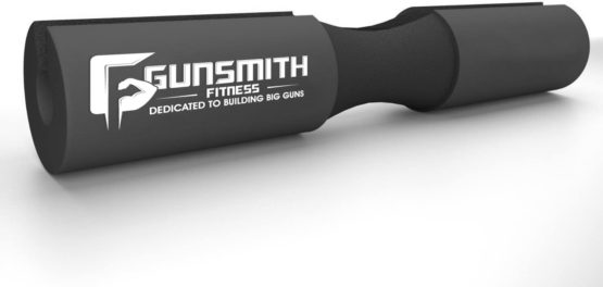 Gunsmith Fitness Next Gen Barbell Squat Pad - Support Sponge for Squats, Lunges and Hip Thrusts. Comfortable Neck & Shoulder Protection, With Securing Straps & Carry Case