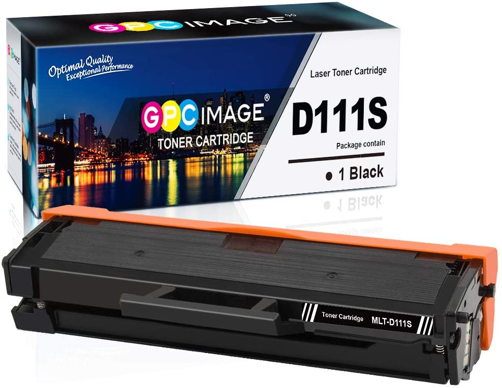 GPC Image D111L D111S Compatible Toner Cartridges Replacement for Samsung MLT-D111L D111S/ELS for Xpress M2026 M2026W M2020 M2020W M2022 M2022W M2021 M2021W M2078W M2070 M2070W M2070FW (1 Black)