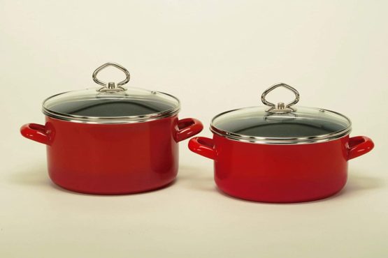Karl Kruger Rome Series Meat Pot, 1.5 l, Metal, Red, 1.5 Litre - Image 3
