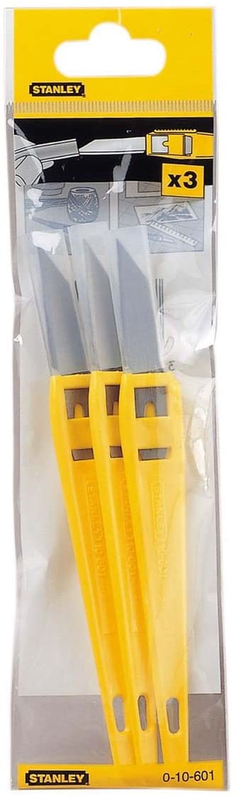 Stanley Throwaway Knives (3) 0 10 601, Silver, Yellow - Image 2