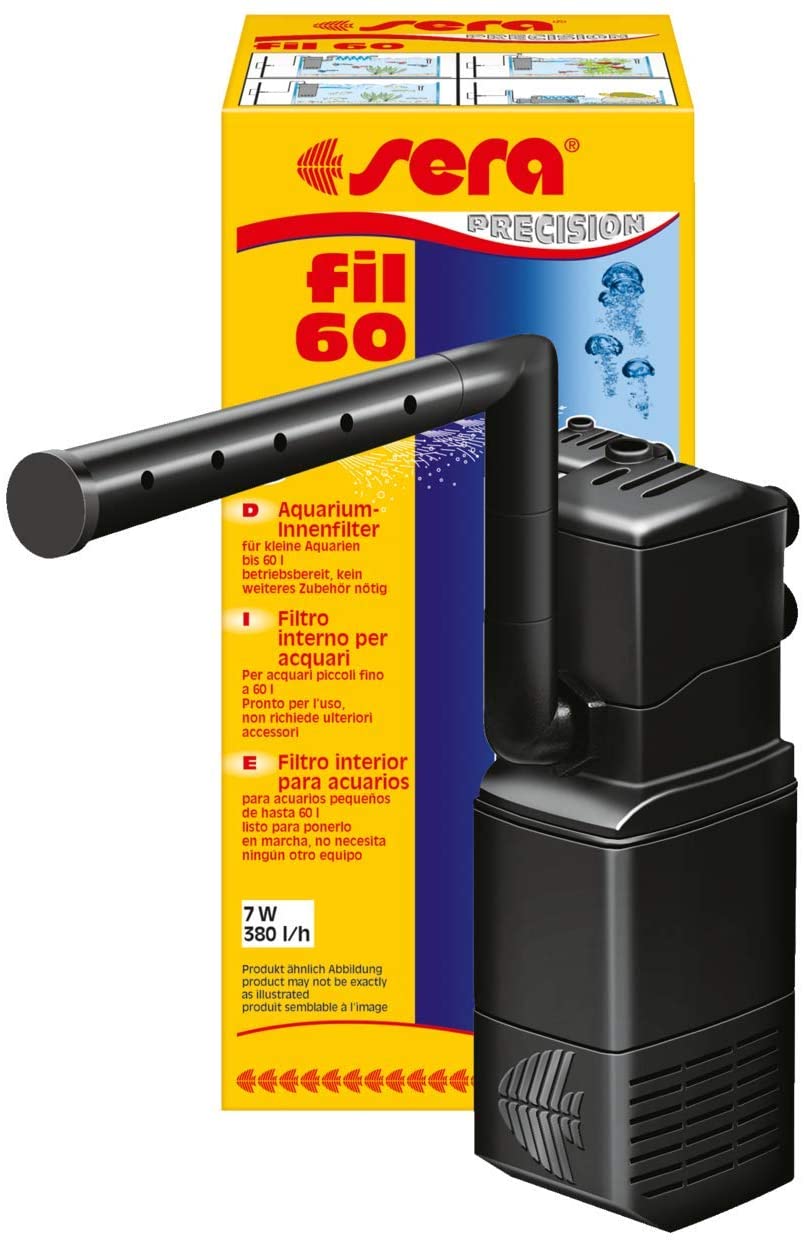 Sera Fil 60 06843 Internal Aquarium Filter, 380 l/h for aquariums up to 60 liters