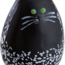 Caithness Glass U17059 Purrfect Black & White Cat, Multi-Colour, 7.5 x 7.5 x 10 cm