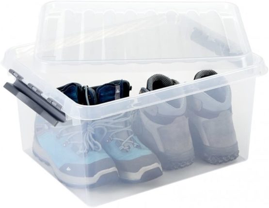 Sunware Q-Line Storage Box Colour, Transparent, 36 Litre - Image 2