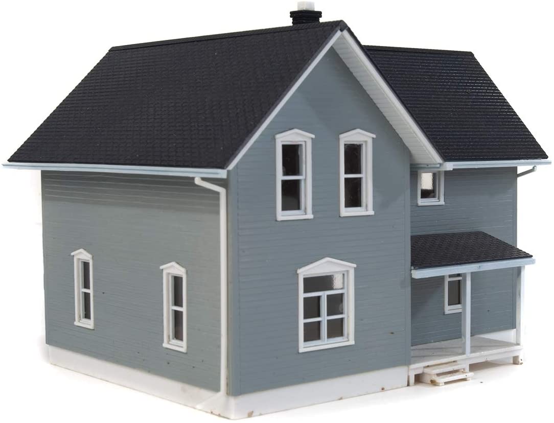 Walthers, Inc. 933-3789 Cornerstone HO Scale Model Tillman Farm House 1:87, 3/8" 11.9 x 10.7 x 11.1cm - Image 4
