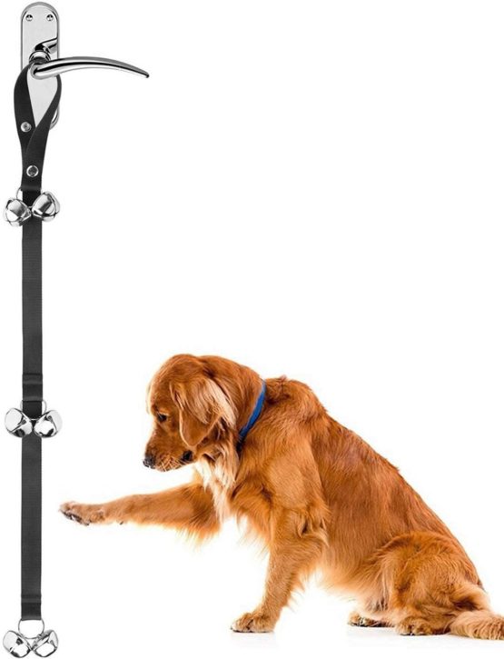 Zellar Dog Puppy Doorbells, Length Adjustable Loud Dog Puppy Potty Toilet House Training Bells