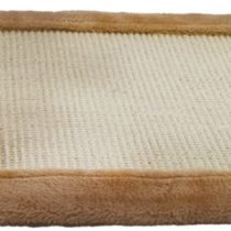 Dehner Cat Sisal Scratching Mat Scrabble Design Approx. 55 x 35 cm/Plush Beige