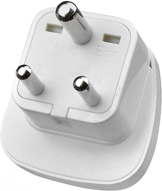 Gadgets Hut UK - 2 x UK to India Travel Adapters, 3 Pin Prong Plugs for Visitor from UK, Europe, USA, Australia to India (Pack of 2) - Image 2