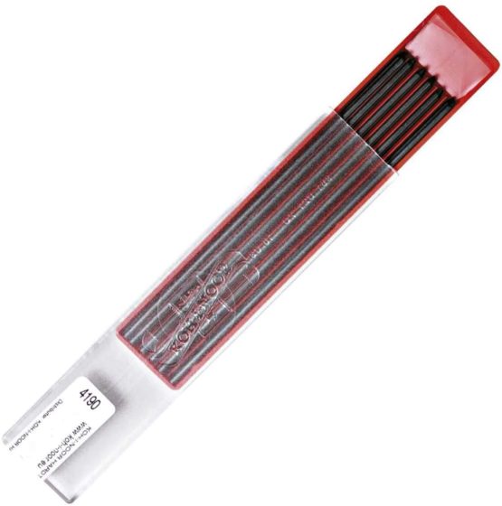 KOH-I-NOOR Graphite Lead for 2mm Diameter 120mm 7B Mechanical Pencil