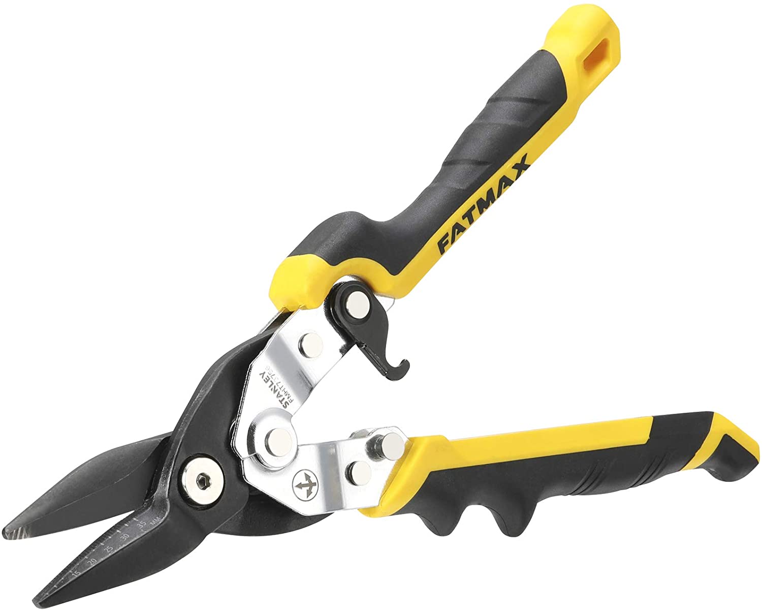 Stanley Yellow Ergo Aviation Snips Straight Cut 250mm (10in), Grey