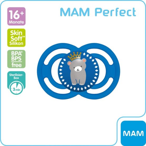 MAM Perfect Day & Perfect Night Dummy 16 Plus Soft Colours Mix Set of 4 Including 4 Sterilised Transport Boxes - Image 3