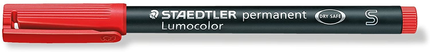 Staedtler Retro Permanent Super Fineliner Pen - Red