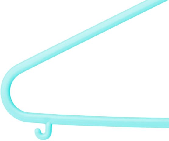 Bieco Hangers Baby Child Hanger Baby Hangers Plastic Hangers for Wardrobe Storage Cabinet Length 29.5cm, 16 Pieces, Turquoise, Narrow, ArtN 90016153 - Image 2