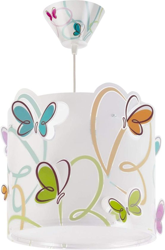 Dalber Hanging lamp Butterfly, E27, White, Pink, Blue, Green - Image 2