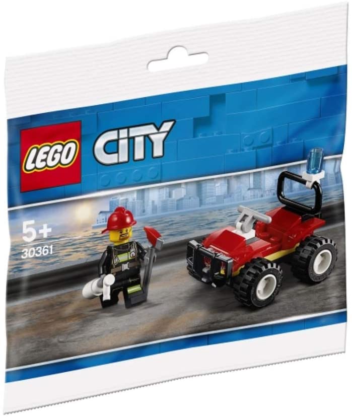 LEGO 30361 Fire Brigade Buggy Building Blocks, Colourful, One Size, Pack of 39, Multicoloured, standard size
