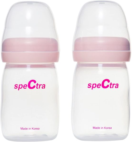 Spectra Wide Neck Milk Storage Bottles - Pack of 2-160ml