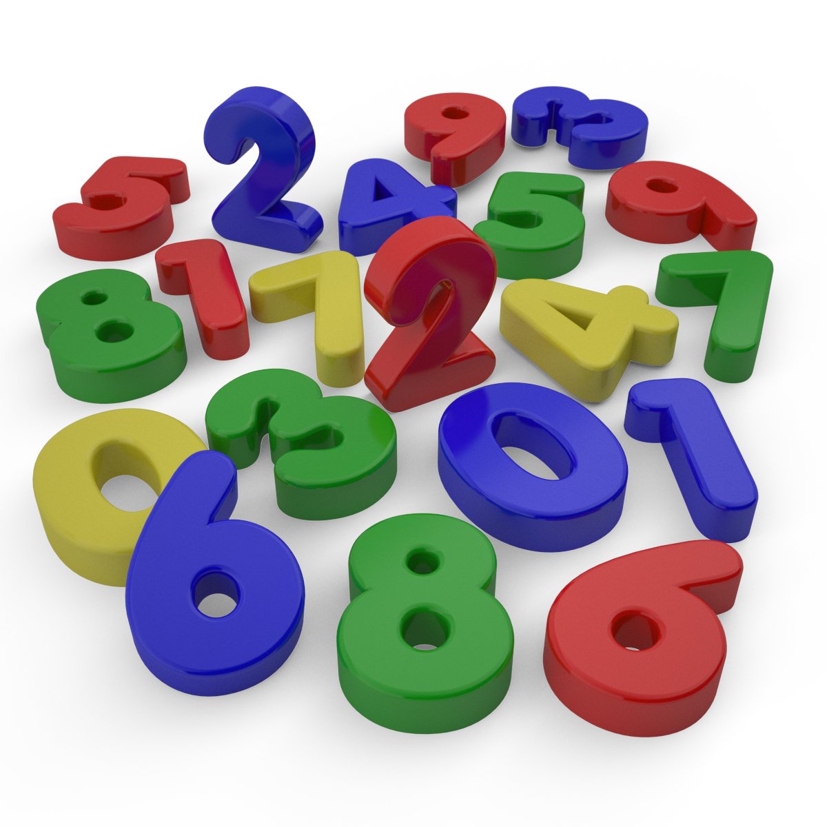 Show-me MN20 Assorted Magnetic Numbers x 20 – BigaMart