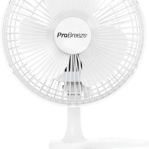 Pro Breeze™ Professional Mini 6" Clip Fan for Home, Office and Desk (2-Speed)
