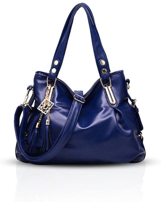 NICOLE&DORIS Tote Bag Ladies Handbag Women Hobos Shoulder Bag Fashion Messenger Bag Sapphire
