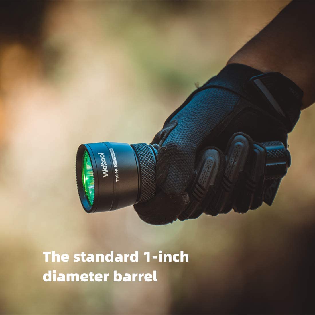 Weltool T10-HG Green Light Long Throw Torch,LED Torch of High Luminous Intensity for Forest Exploration Wild,Night Action - Image 4